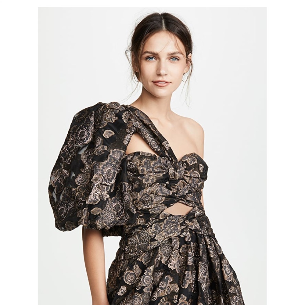 Thurley Jacquard Lantern Dress